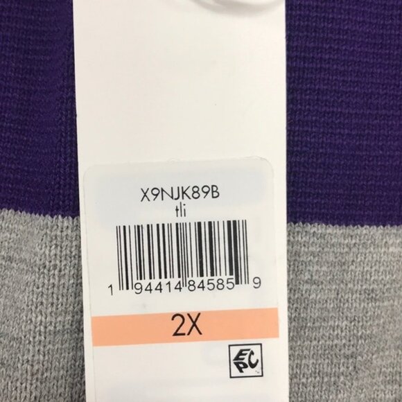 Calvin Klein Striped Open Front Cardigan - Picture 7 of 8